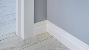 Rodapé de MDF, PVC ou poliestireno: qual escolher?